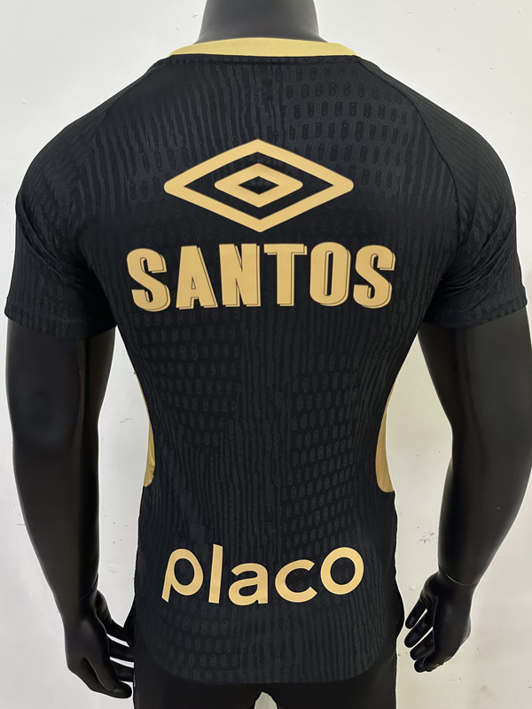 25-26 Santos FC Black Special Edition Player VersionTraining Shirts