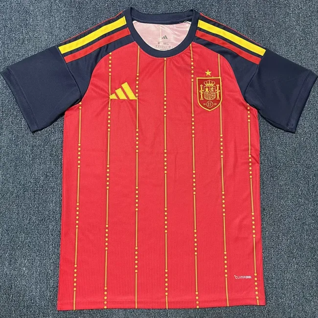 26-27 Spain Home Fans Soccer Jersey