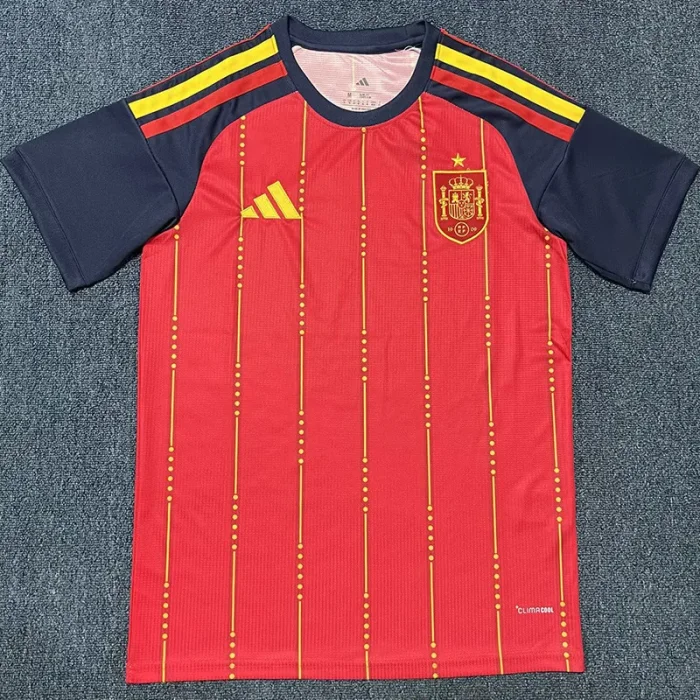 26-27 Spain Home Fans Soccer Jersey