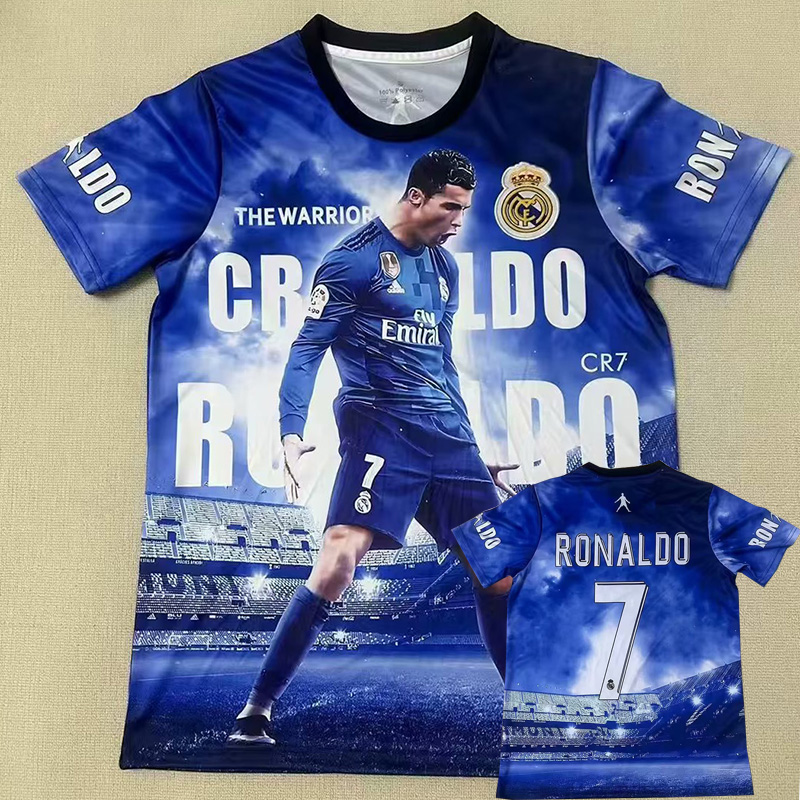 US$ 14.50 - 25-26 RMA RONALDO #7 Blue Special Edition Fans Soccer ...