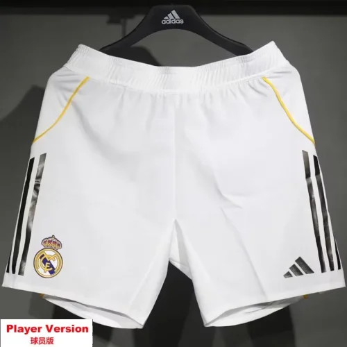 25-26 RMA Home Player Version Shorts Pants (High Quality)(球员短裤)