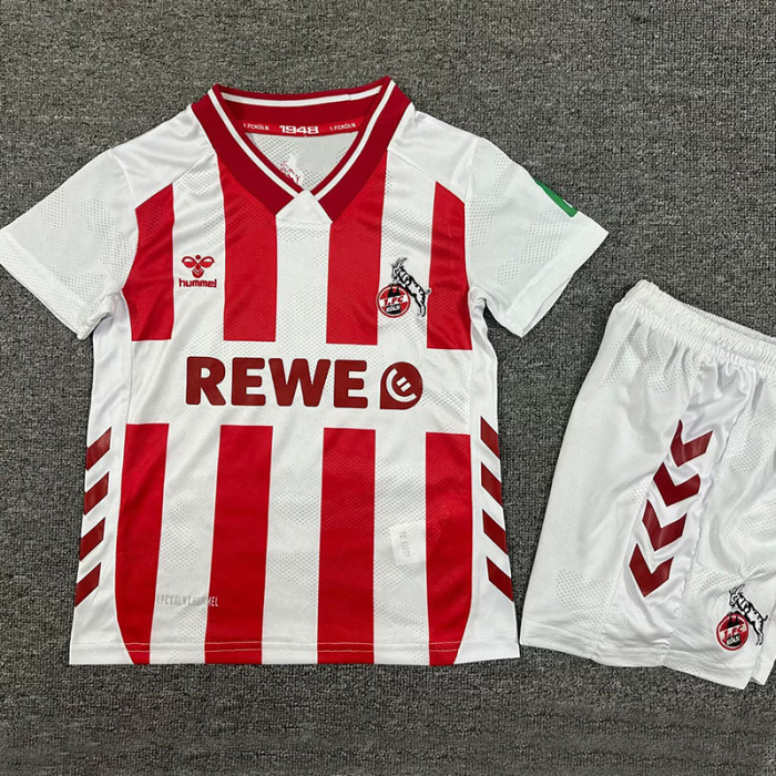 2025-26 Koln Home Kids Soccer Jersey