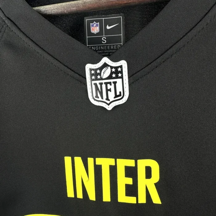25-26 INT #25 Casual Edition Black NFL Jersey