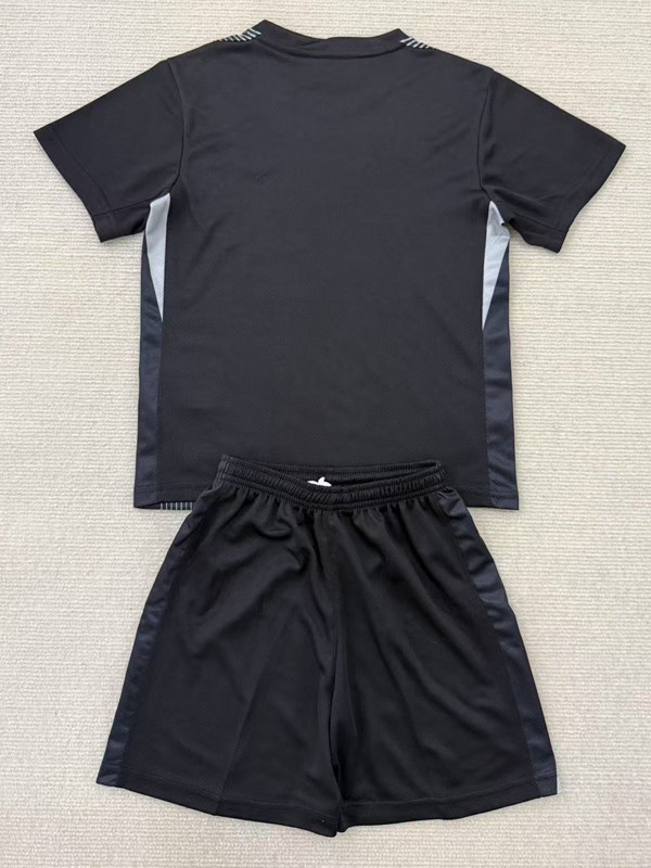 25-26 CHE Black Goalkeeper Kids Soccer Jersey