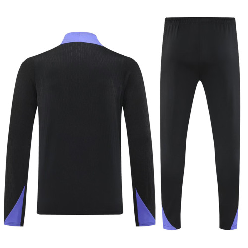 25-26 BAR Black Half Pull Tracksuit (半拉链)
