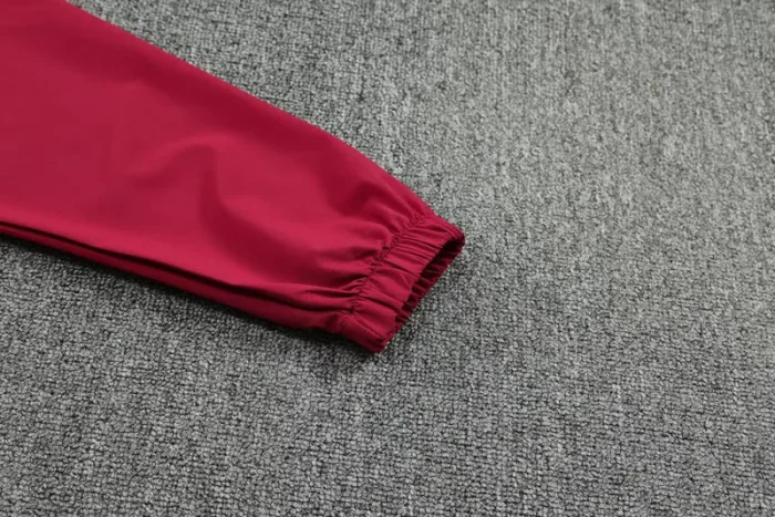 25-26 Man Utd Red Hoodie Jacket Tracksuit