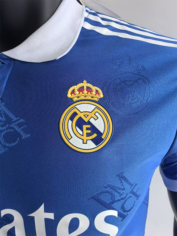 25-26 RMA Blue Special Edition Player Version Training Shirts *翻领