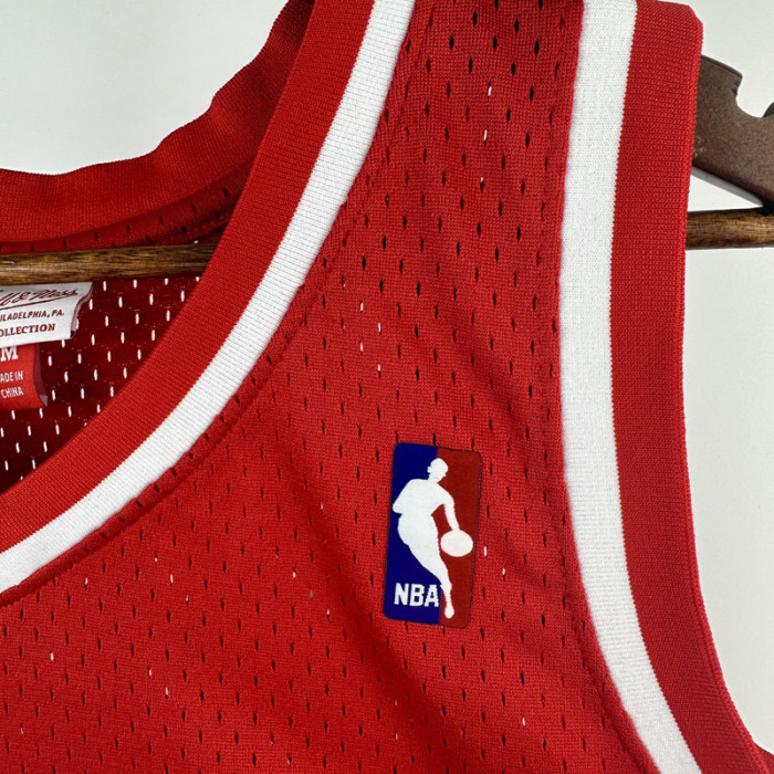 1996-97 76ERS IVERSON #3 Red Retro Top Quality Hot Pressing NBA Jersey