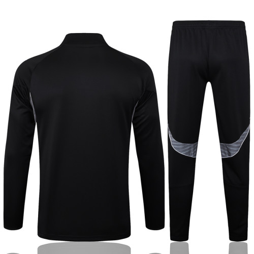 25-26 Inter Miami Black Half Pull Tracksuit #B2521(半拉链)
