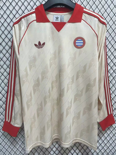 24-25 Bayern Yellow Special Retro Edition Long Sleeve Soccer Jersey (长袖)
