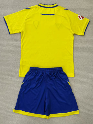 25-26 Cadiz Home Kids Soccer Jersey