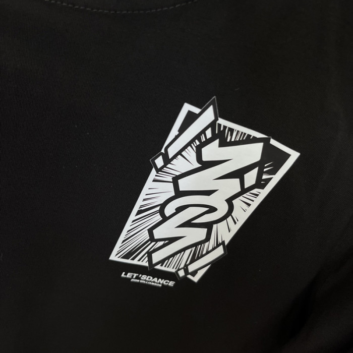 T136 Jordan Black High Quality Casual T-Shirt