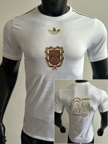 24-25 Bayern White Special Edition Player Version Soccer Jersey (标在中间)