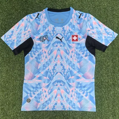 26-27 Switzerland Away Fans Soccer Jersey