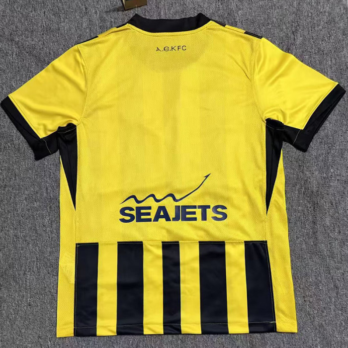 2025-26 AEK Athens Home Fan Football Jersey