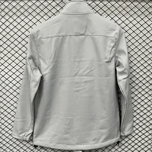 2025-26 PSG Jordan Gray Outdoor Jackets #RK901软料