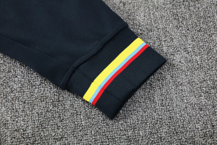 24-25 Colombia Black Jacket Tracksuit