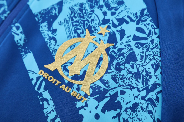 25-26 Marseille Fancy blue Jacket Tracksuit #F20