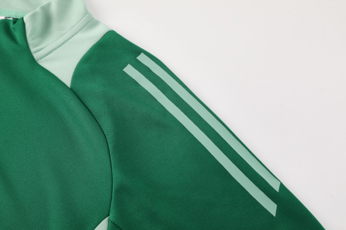 2024 AD Green Half Pull Tracksuit #AB07 (半拉链)