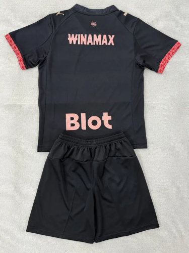 25-26 Stade Rennais Third Kids Soccer Jersey