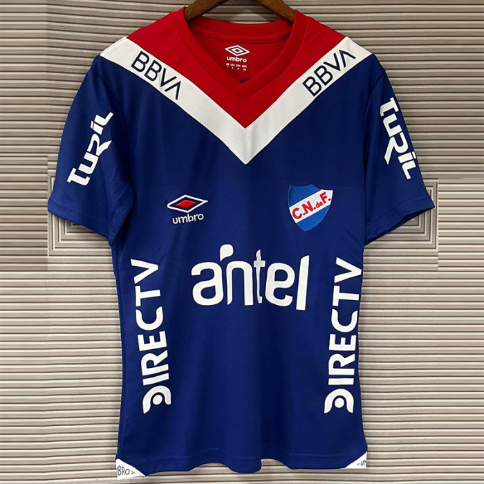 2025 Club Nacional Blue Fans Soccer Jersey (V领)