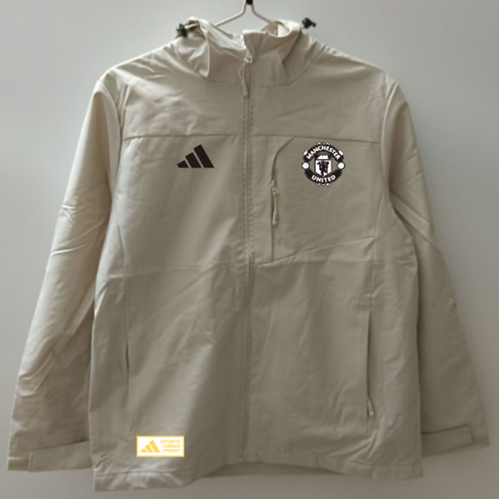 24-25 Man Utd Khaki Windbreaker
