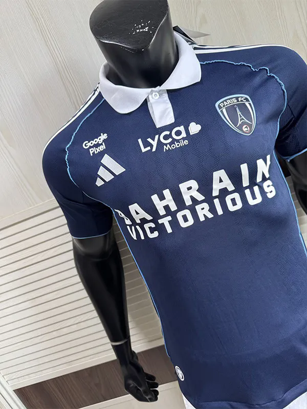 2025-26 Paris FC Home Player Version Soccer Jersey