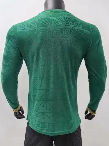 25-26 Mexico Special Edition Green Long Sleeve Player Version Soccer Jersey (长袖球员)