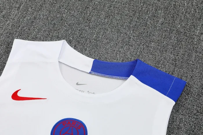 2025-26 PSG White Tank top and shorts suit