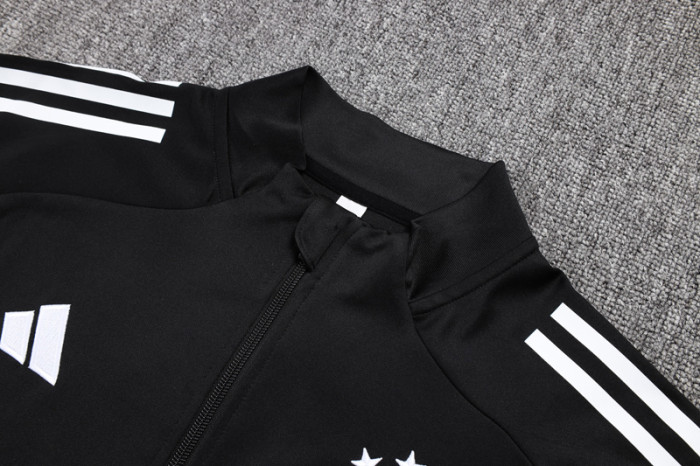 2025-26 Germany Black Jacket Tracksuit #A2573