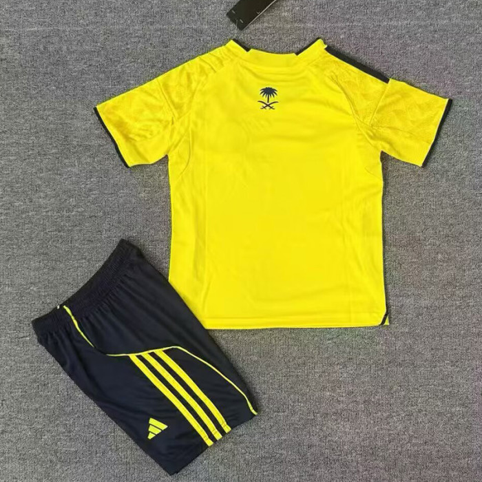 2025-26 AL-Nassr Home Kids Soccer Jersey