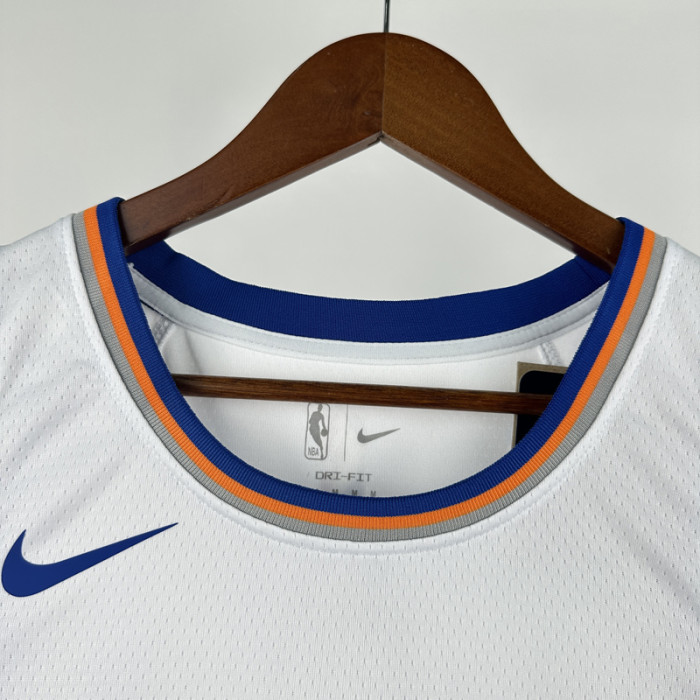 2022-23 KNICKS CLARKSON #00 White Top Quality HotPressing NBA Jersey