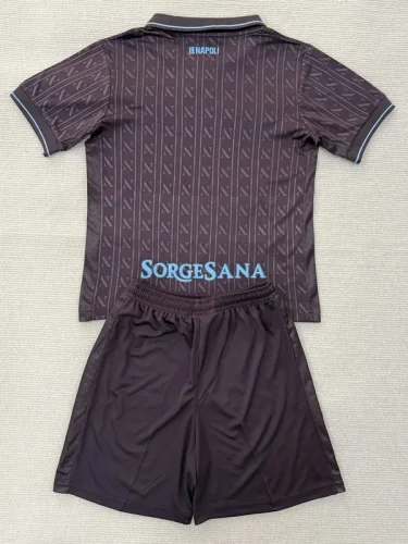 25-26 Napoli Third Kids Soccer Jersey