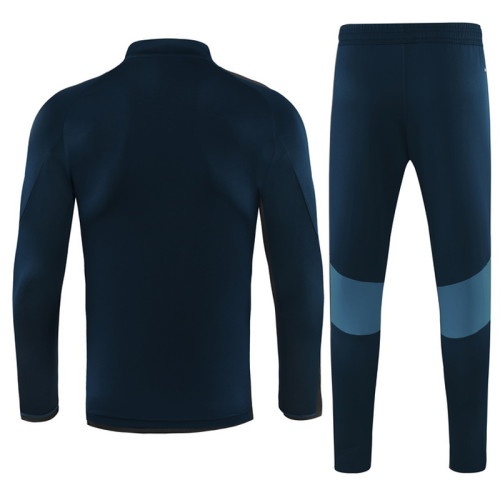 25-26 Flamengo Royal blue Half Pull Tracksuit (半拉链)