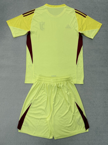 2025-26 JUV Yellow GoalKeeper Kids Soccer Jersey