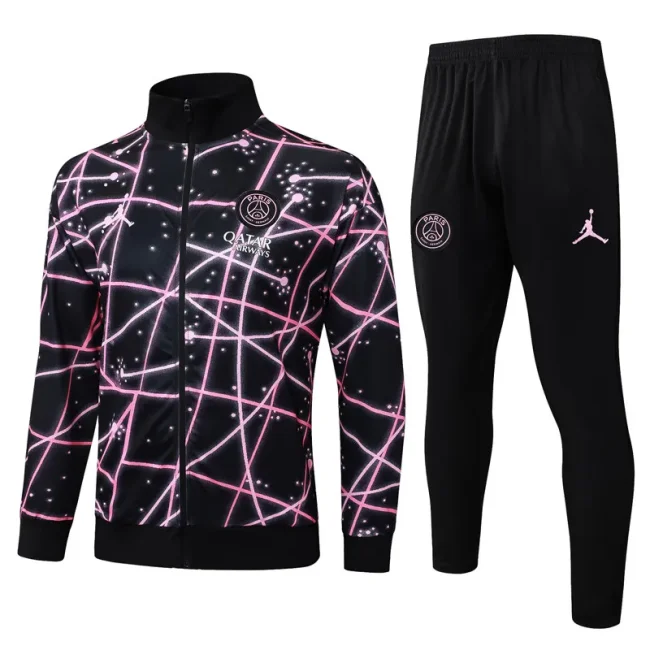 25-26 PSG Jordan Black Jacket Tracksuit #A2556