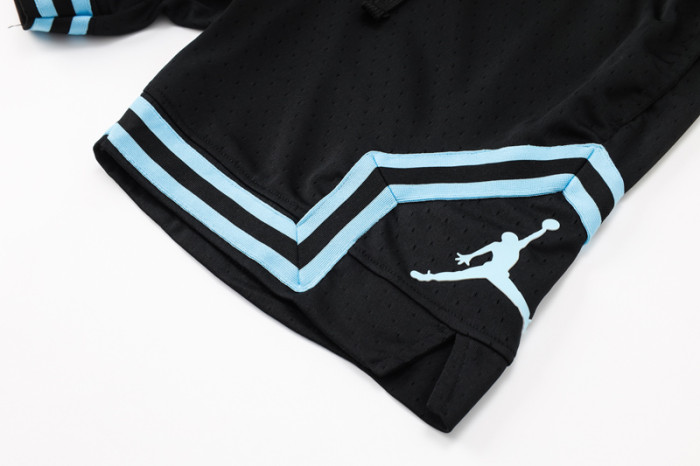 A2433 Jordan Blue Black Casual Short Pants