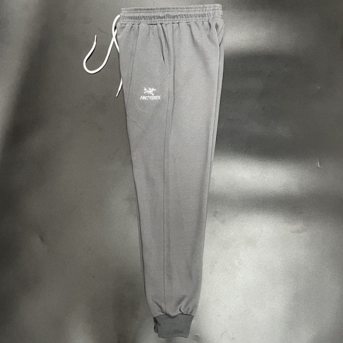 W4纯棉卫裤 ARC-TERYX Grey Top Quality Sweatpants (Have Pocket)