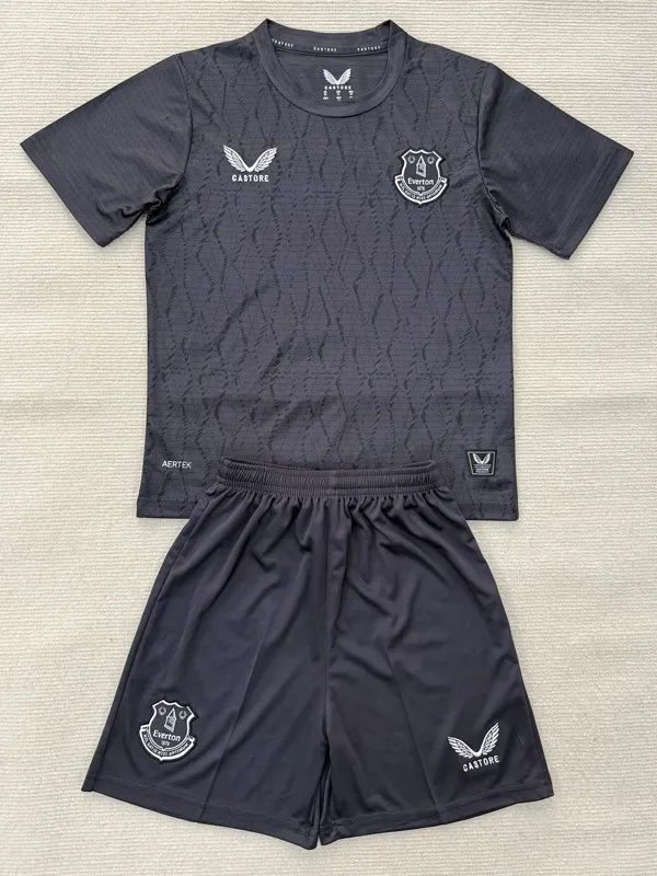 25-26 EVE Black Goalkeeper Kids Soccer Jersey