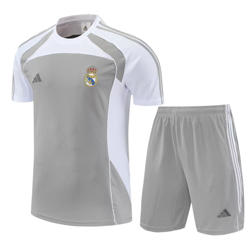 2025-26 RMA Grey white Training Short Suit