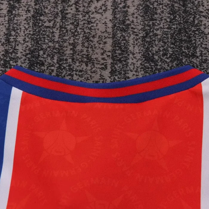 1995-1996 PSG Home Kids Retro Soccer Jersey