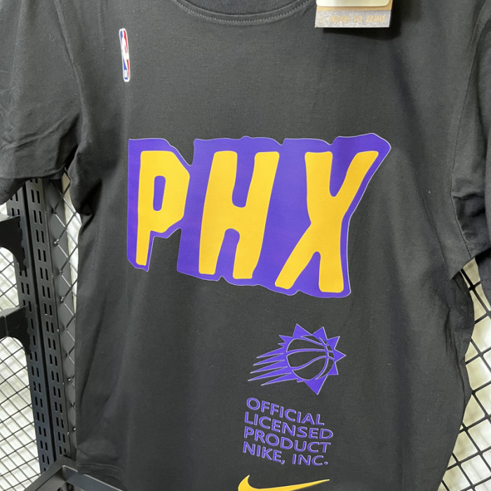 T110 SUNS PHX Black High Quality Casual T-Shirt