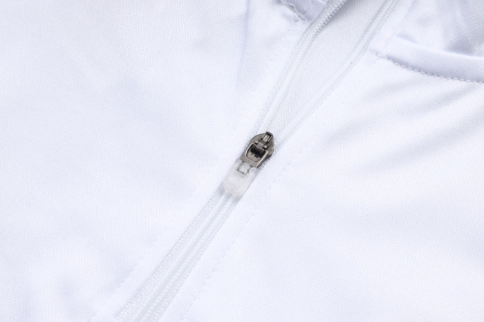 2025-26 RMA White Kids Half Pull Tracksuit #E2572(童)(半拉链)