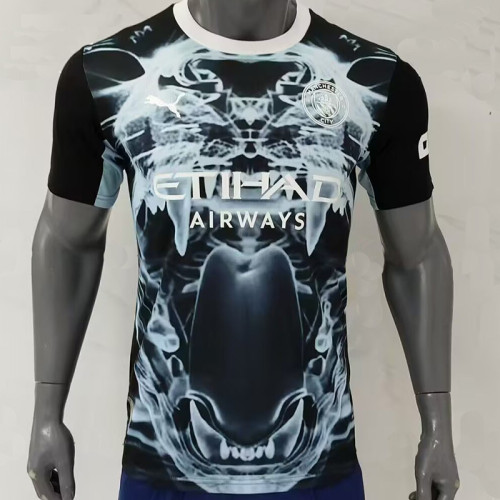 25-26 Man City Blue Grey Concept Edition Training shirts *蓝黑