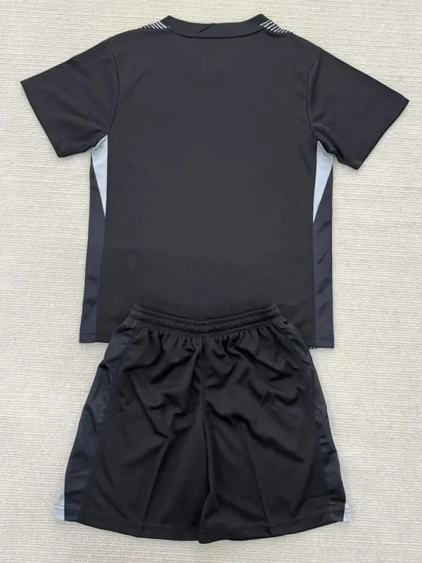 25-26 PSG Black GoalKeeper Kids Soccer Jersey