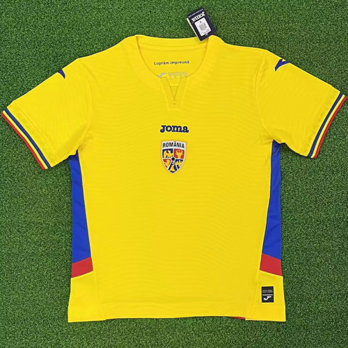 25-26 Romania Home Fans Soccer Jersey