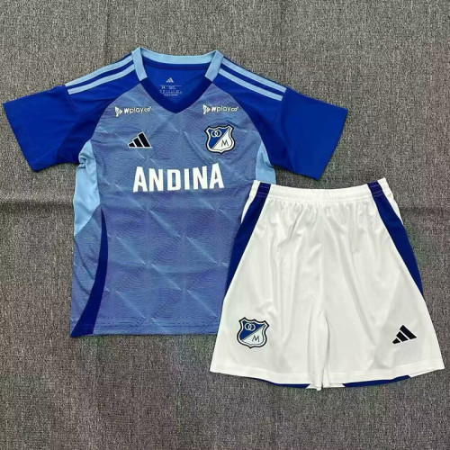 25-26 Millonarios Home Kids Soccer Jersey