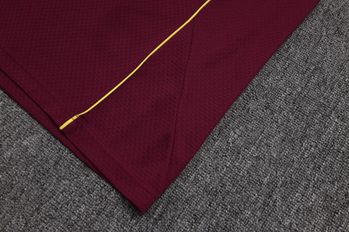 2025-26 ARS Jujube red Polo Tracksuit #C2558