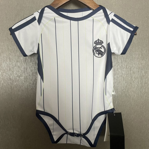 2025-26 RMA White Baby Infant Crawl Suit