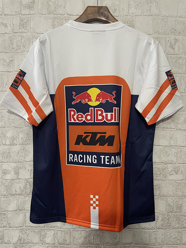 2024 Red Bull White Blue Motorcycle Racing Suit